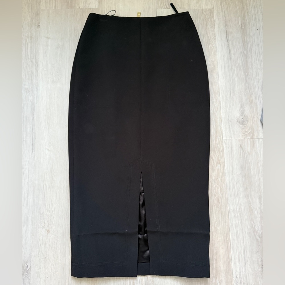 TED BAKER LONDON HIGH WAISTED FRONT SLIT PENCIL SKIRT SIZE 0